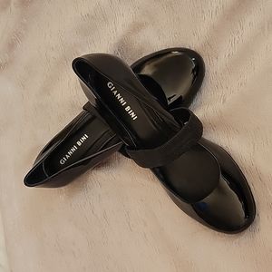 Black Patent Gianni Bini Wedges